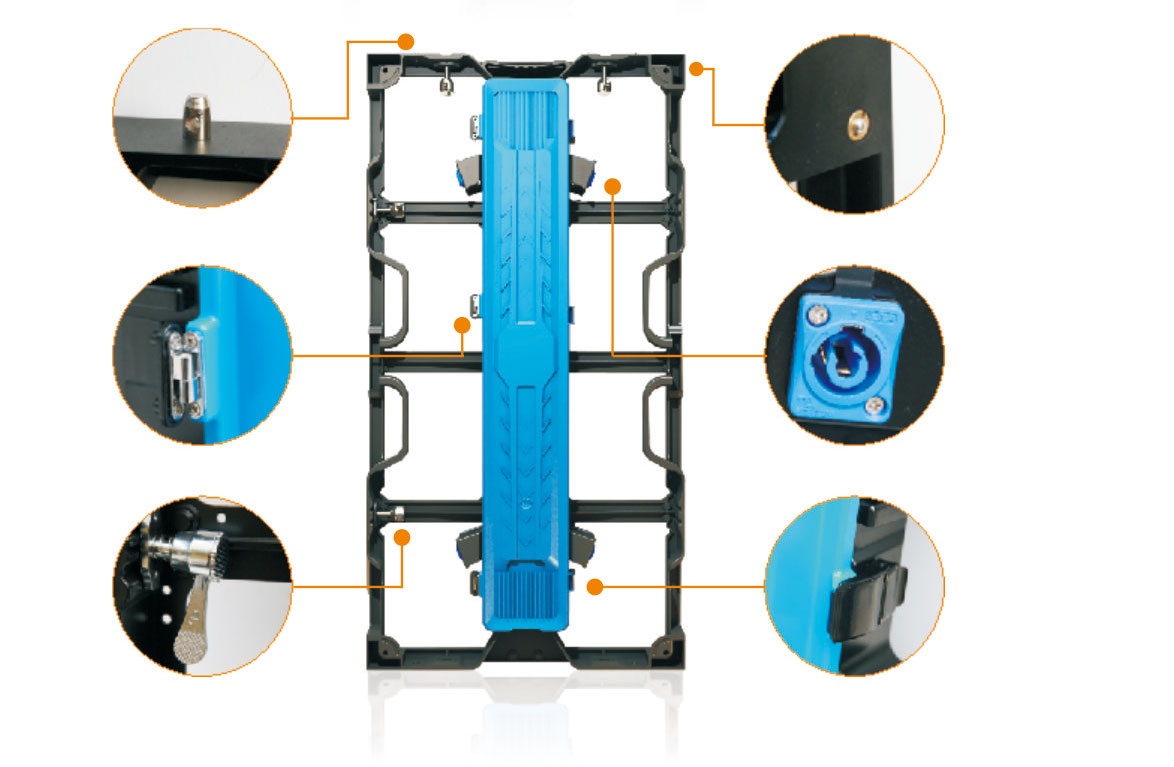 p3.91 indoor rental led display billboard video wall